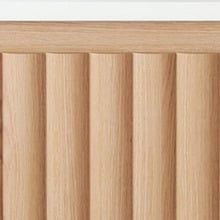 Rhea 600mm Fluted Wall Hung Single Vanity